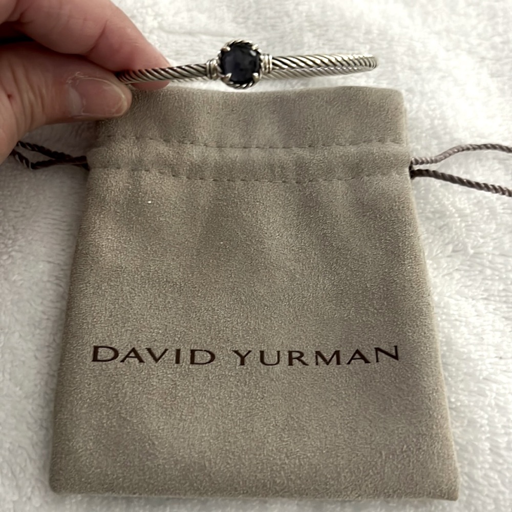 David Yurman Petite Chatelaine® Bracelet in Sterling Silver with Black Onyx
